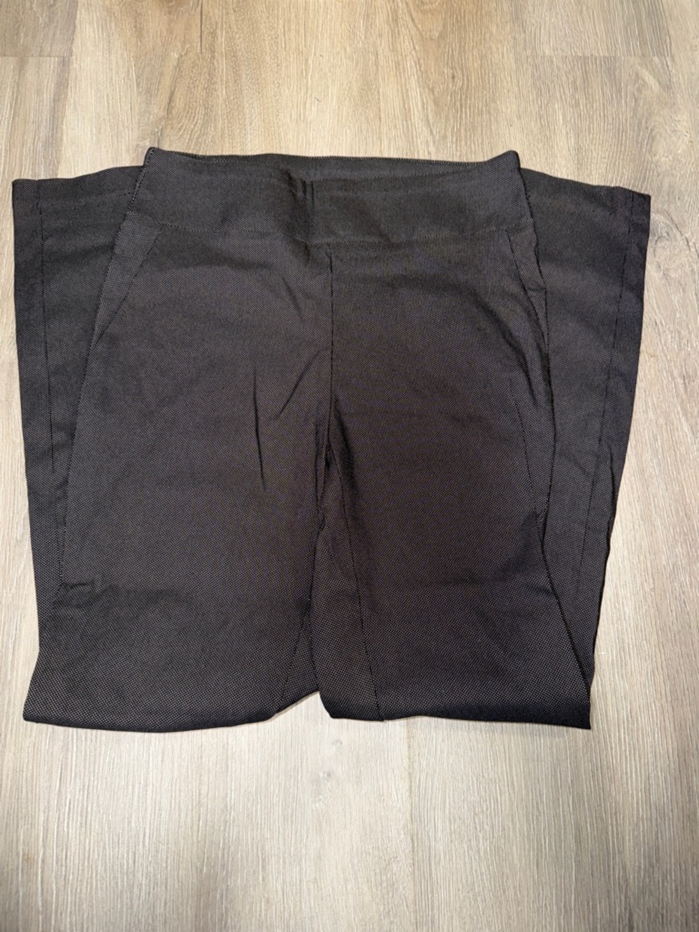 Jules & Leopold Black Wide-Leg Ponte Pants